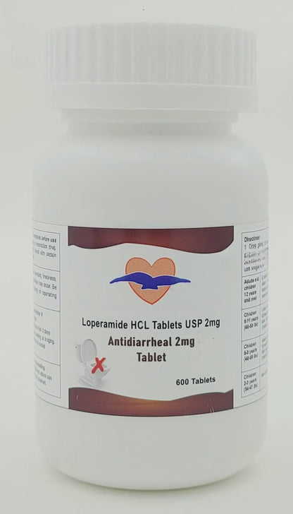 Diarrheal Prevention Medicine 2mg 200 Caplets, By DM